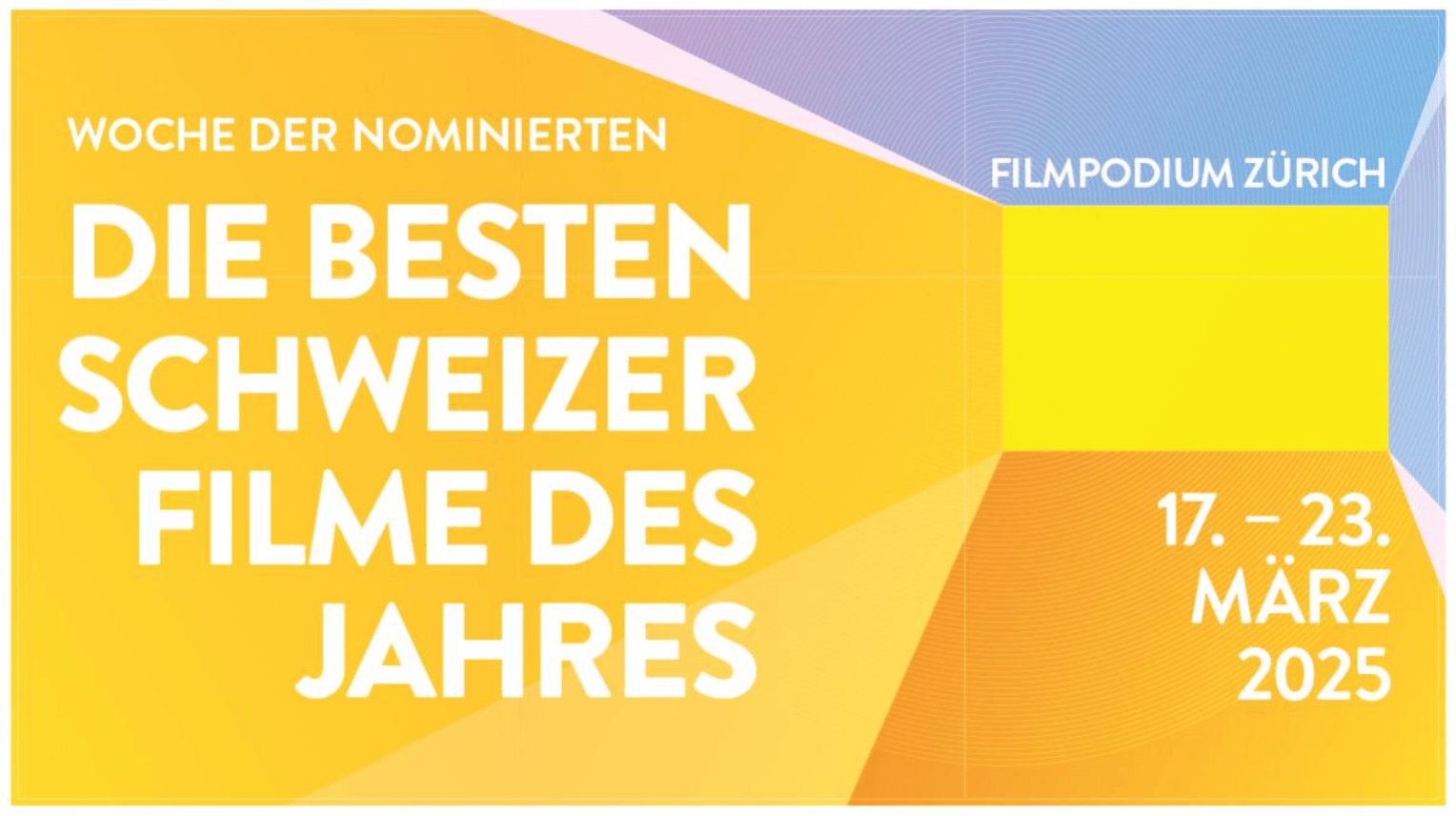 Schweizer Filmpreis 2025: «Woche der Nominierten» 